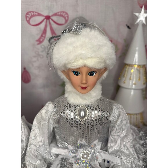 Christmas Elf Shelf Sitter Set, silver - Picture 2 of 8